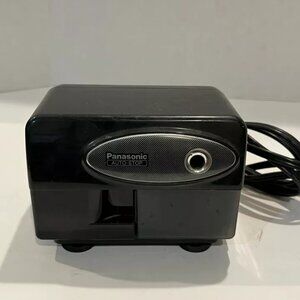 Panasonic Electric Pencil Sharpener Model KP-310 Black, Tested Working